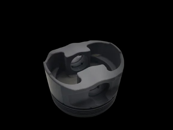 82.5mm 9.5 Compression Ratio Forged Piston with Double Coating for High Performance Engine